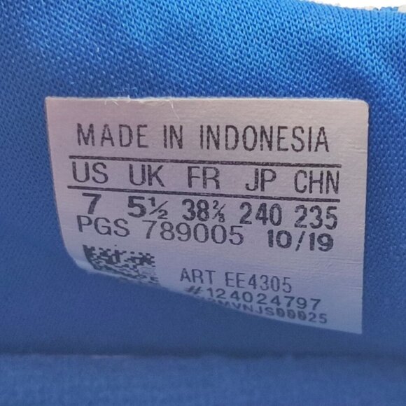 Adidas Women's Solar Glide Blue Mesh Running Sneakers EE4305 Size 7 - Picture 7 of 8